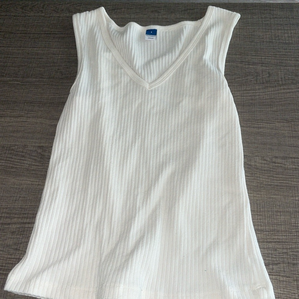 old navy ribbed cotton tank